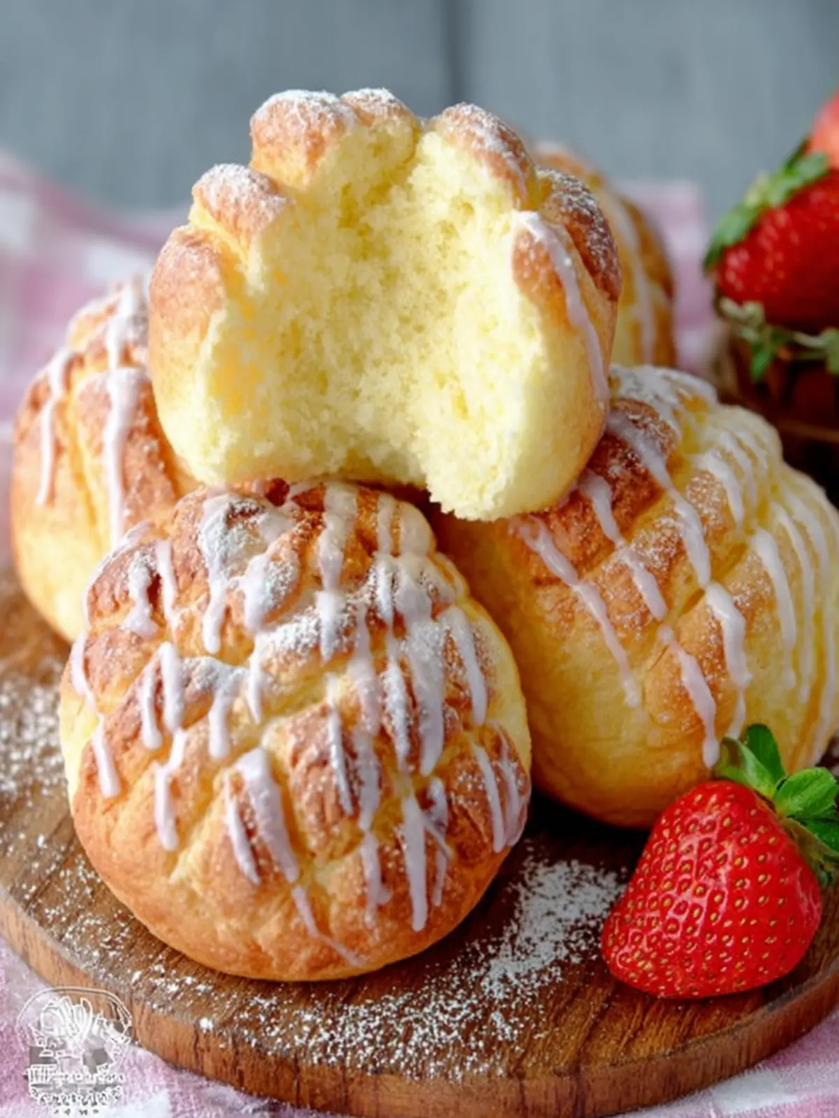 Sweet Japanese Melon Pan Delight First Image