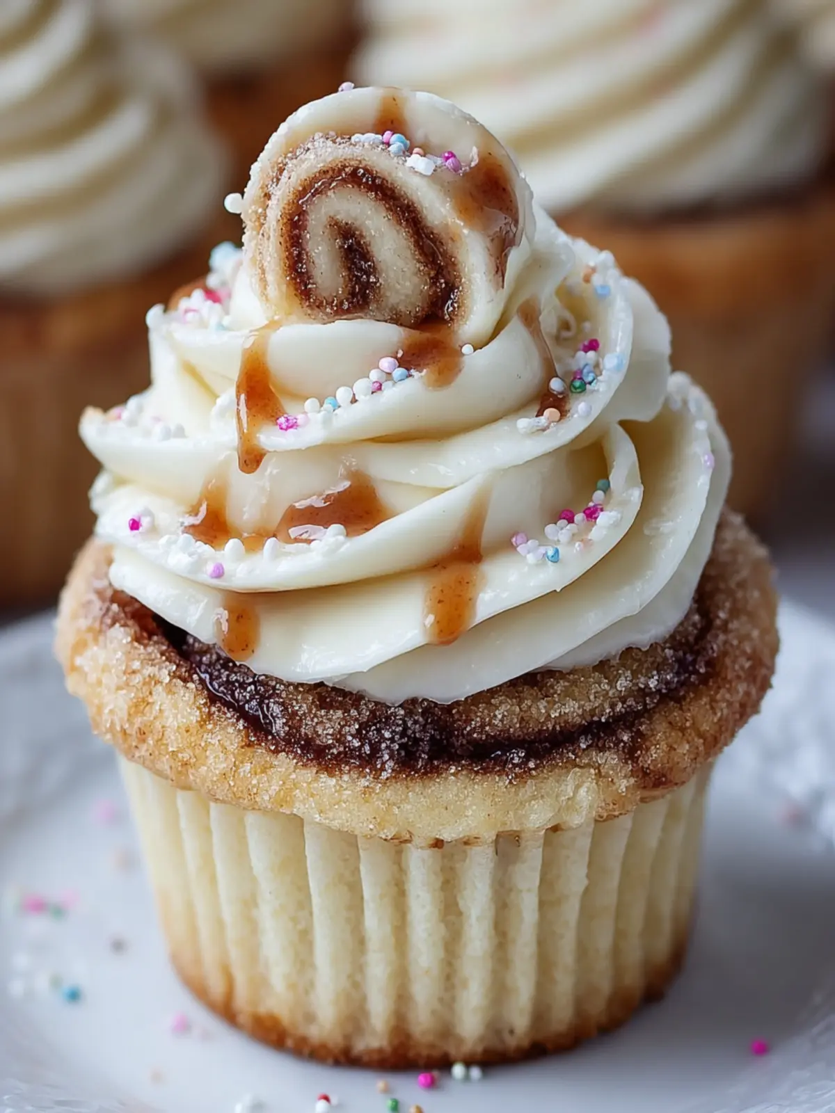 Cinnamon Roll Cupcake Delight First Image