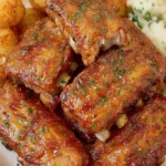 Honey-Glazed Barbecue Ribs Recipe First Image