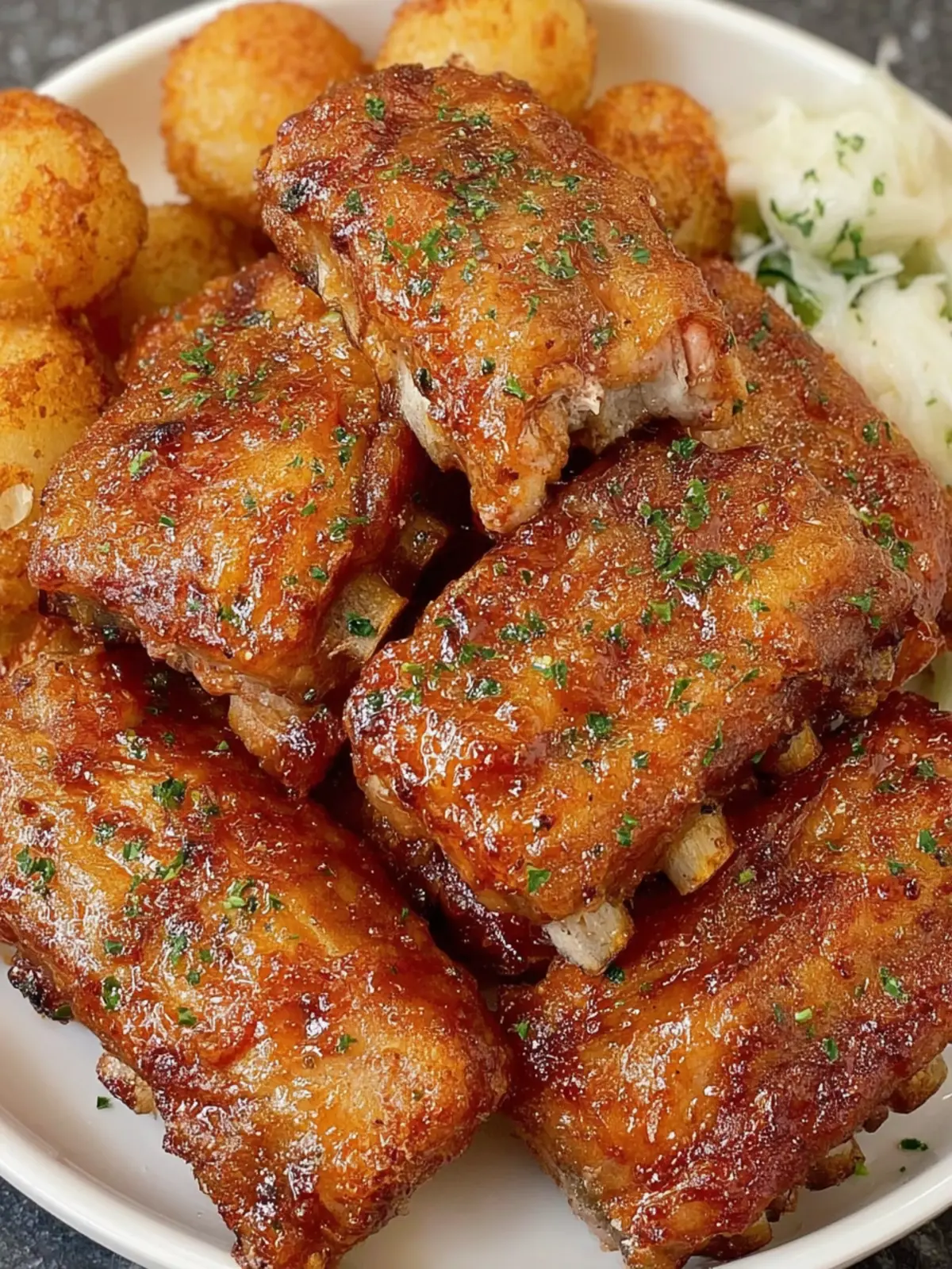 Honey-Glazed Barbecue Ribs Recipe First Image