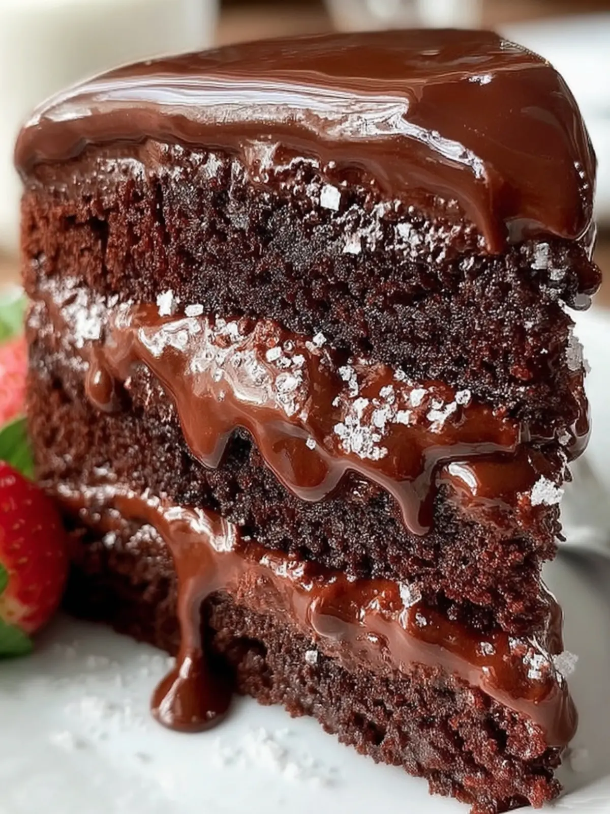 Rich Triple Chocolate Cake Recipe First Image