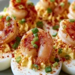 Spicy Shrimp Deviled Eggs First Image