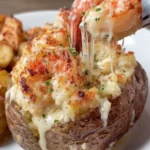 Cheesy Shrimp Stuffed Potatoes First Image