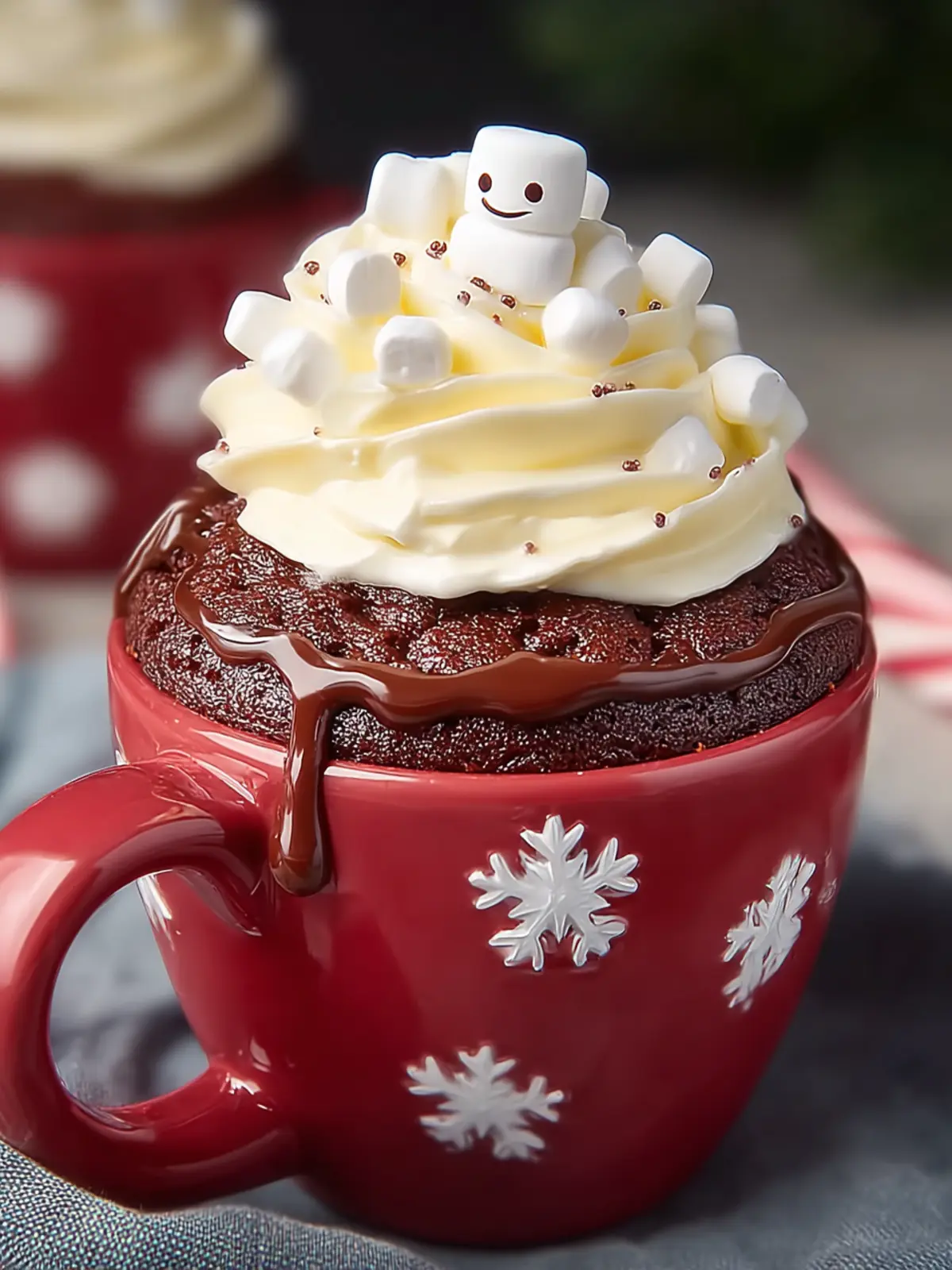 Hot Chocolate Mug Cupcakes First Image