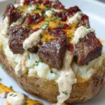 Hearty Steak Loaded Potato First Image