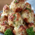 Cheesy Sausage Stuffing Balls First Image