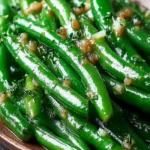 Savory Garlic Butter Green Beans First Image