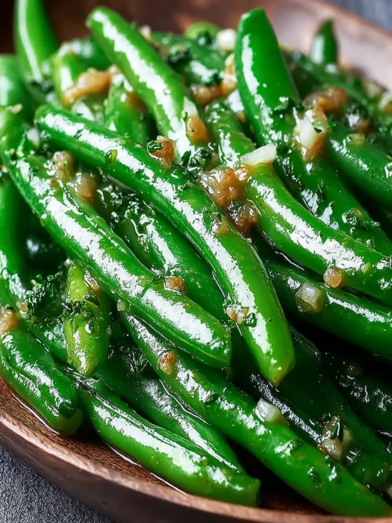 Savory Garlic Butter Green Beans First Image