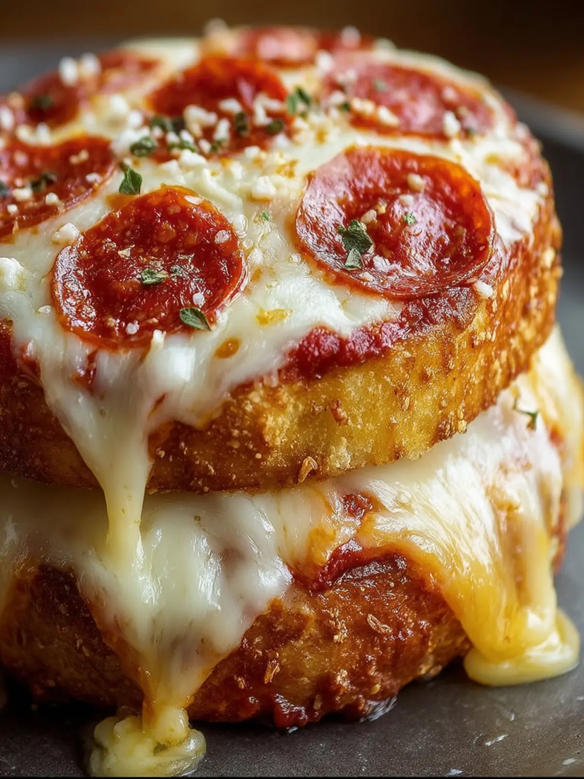 Gourmet Pepperoni Pizza Sandwich First Image