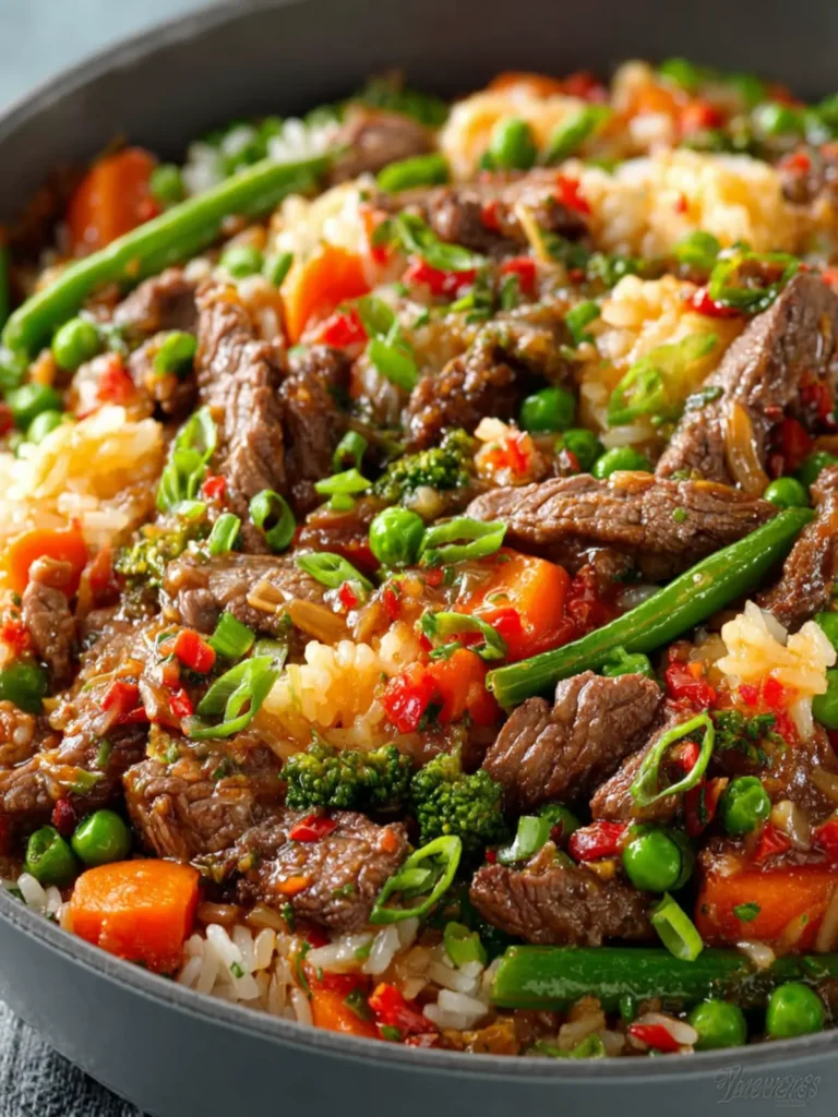 Beef and Rice Recipe First Image