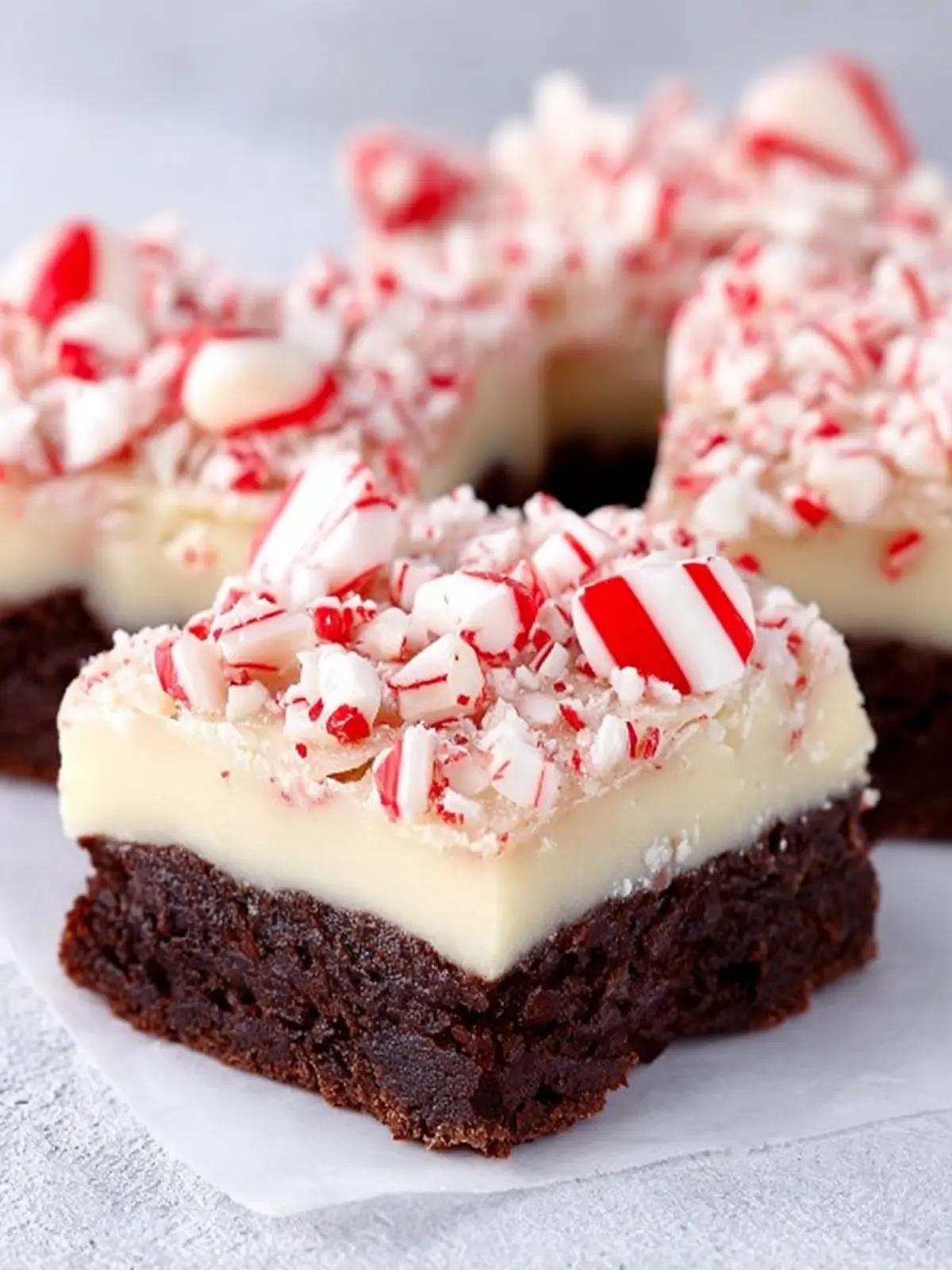 Peppermint Bark Brownies First Image