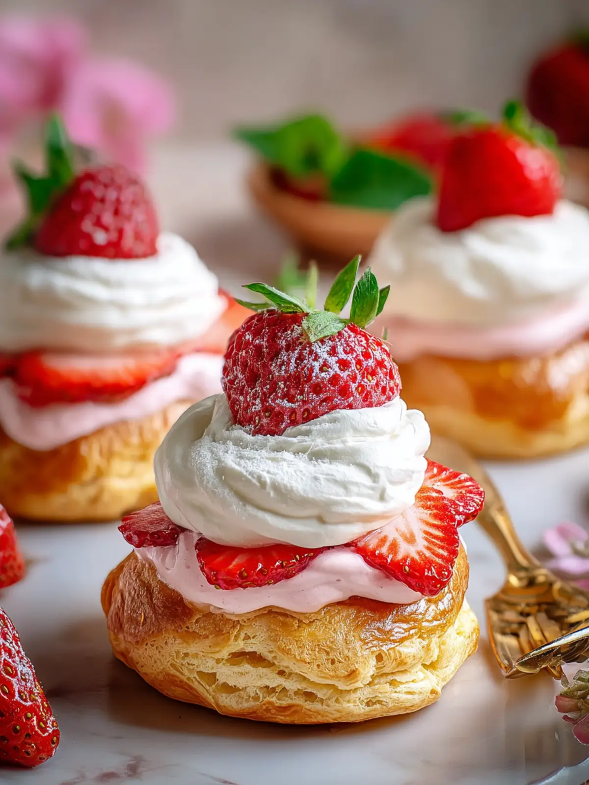 Irresistible Easy Strawberry Cream Puffs Recipe to Try First Image