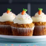 Mini Carrot Cake Cupcakes First Image