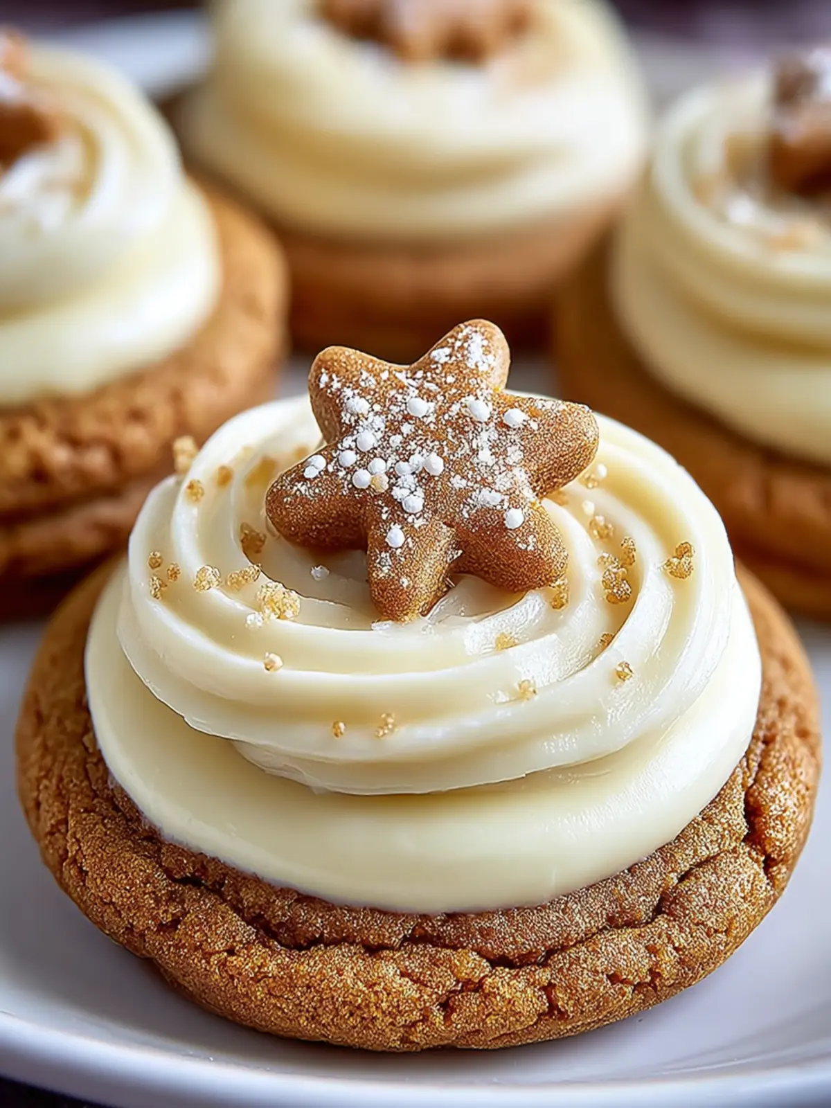 Irresistible Gingerbread Cheesecake Cookies Recipe First Image