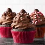 Vegan Chocolate Cupcakes First Image