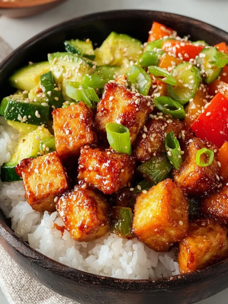 Sticky Tofu Bowls First Image