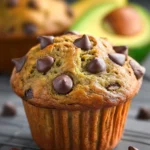 Irresistible Avocado Banana Chocolate Chip Muffins Recipe First Image
