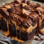 Chocolate Peanut Butter Earthquake Cake – Gooey, Rich & Easy Dessert Recipe First Image
