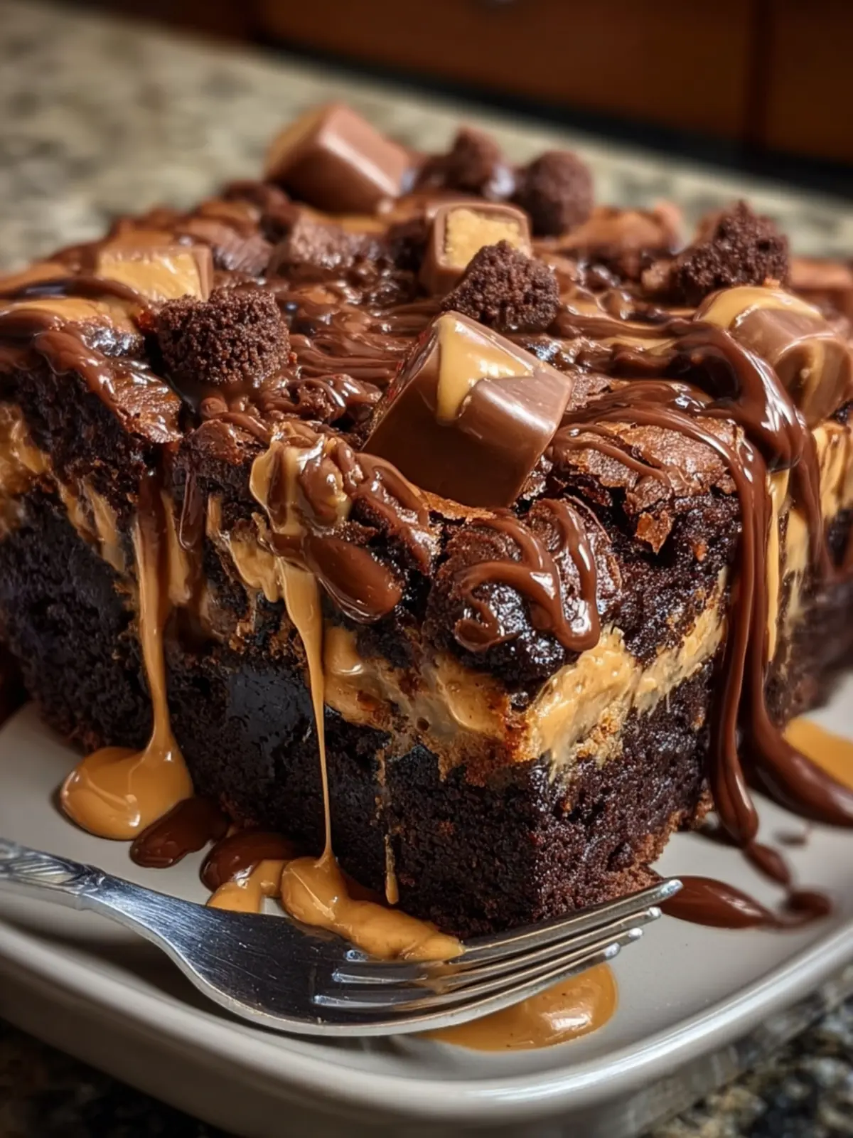 Chocolate Peanut Butter Earthquake Cake – Irresistibly Gooey Dessert