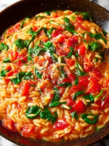 Tomato Spinach Orzo First Image