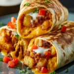 Cheesy Potato Burritos: Ultimate Comfort Meal Recipe First Image