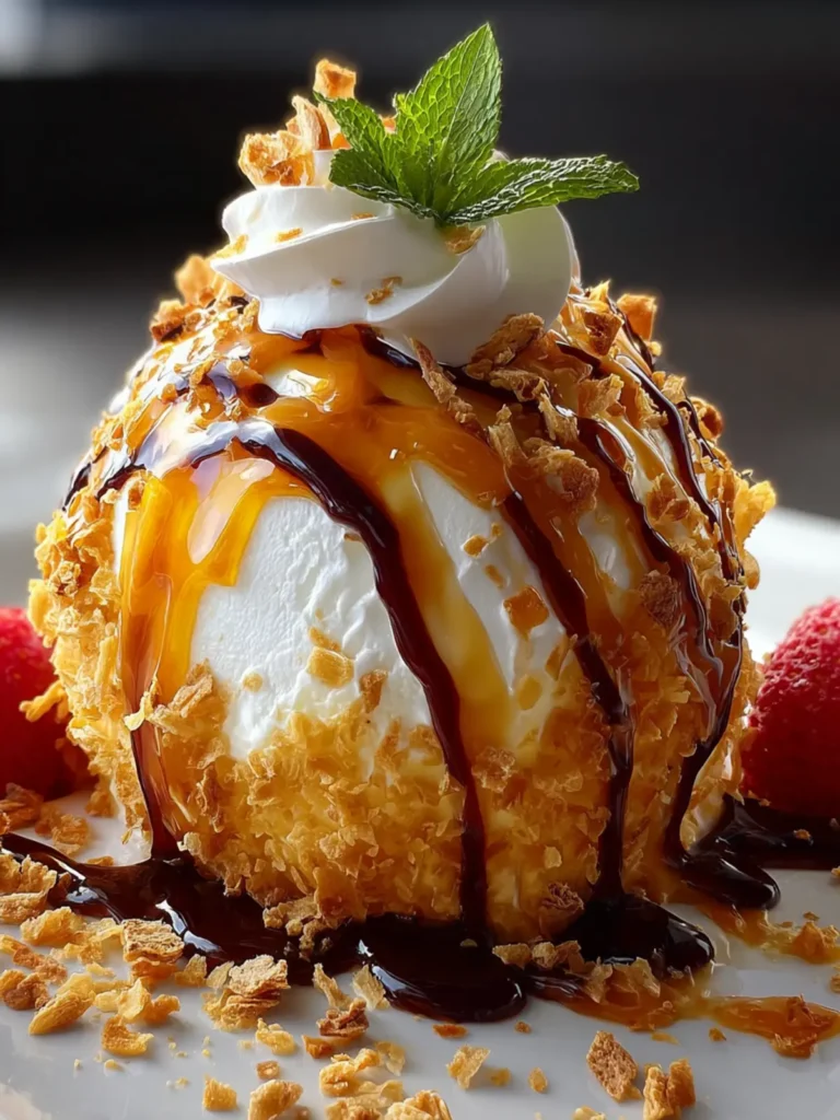 Fried Ice Cream – Crispy, Creamy & Easy Dessert Recipe First Image