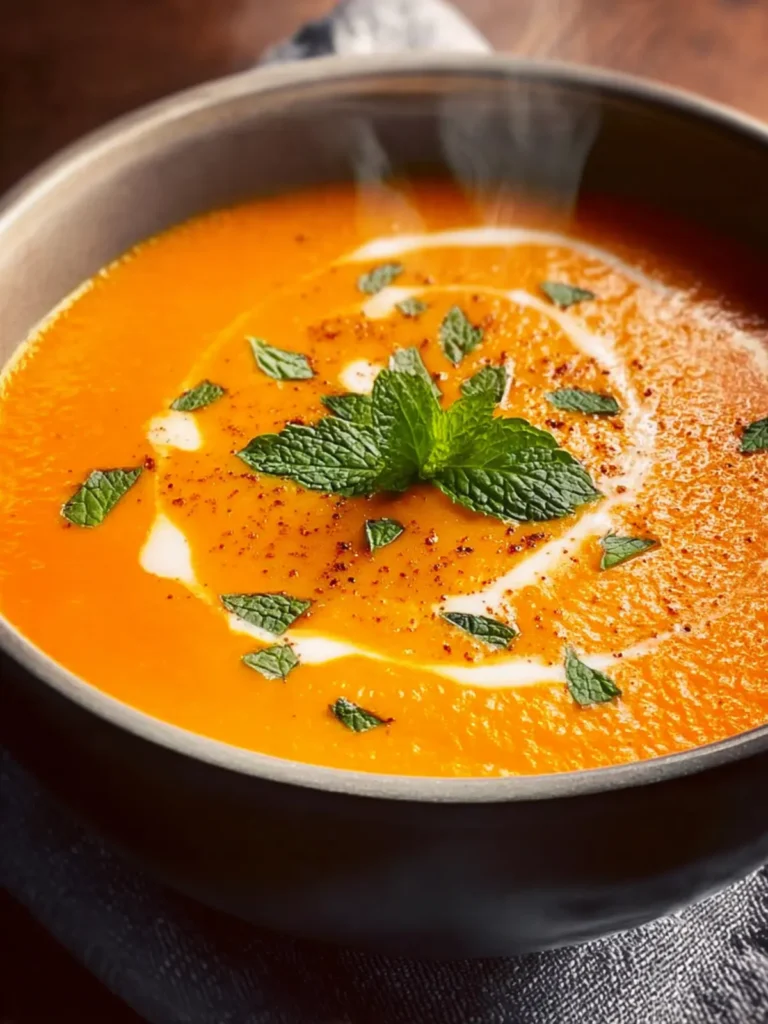 Carrot Ginger Soup: Healthy & Flavorful Recipe First Image