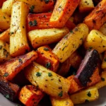 Honey Roasted Parsnips and Sweet Potato First Image