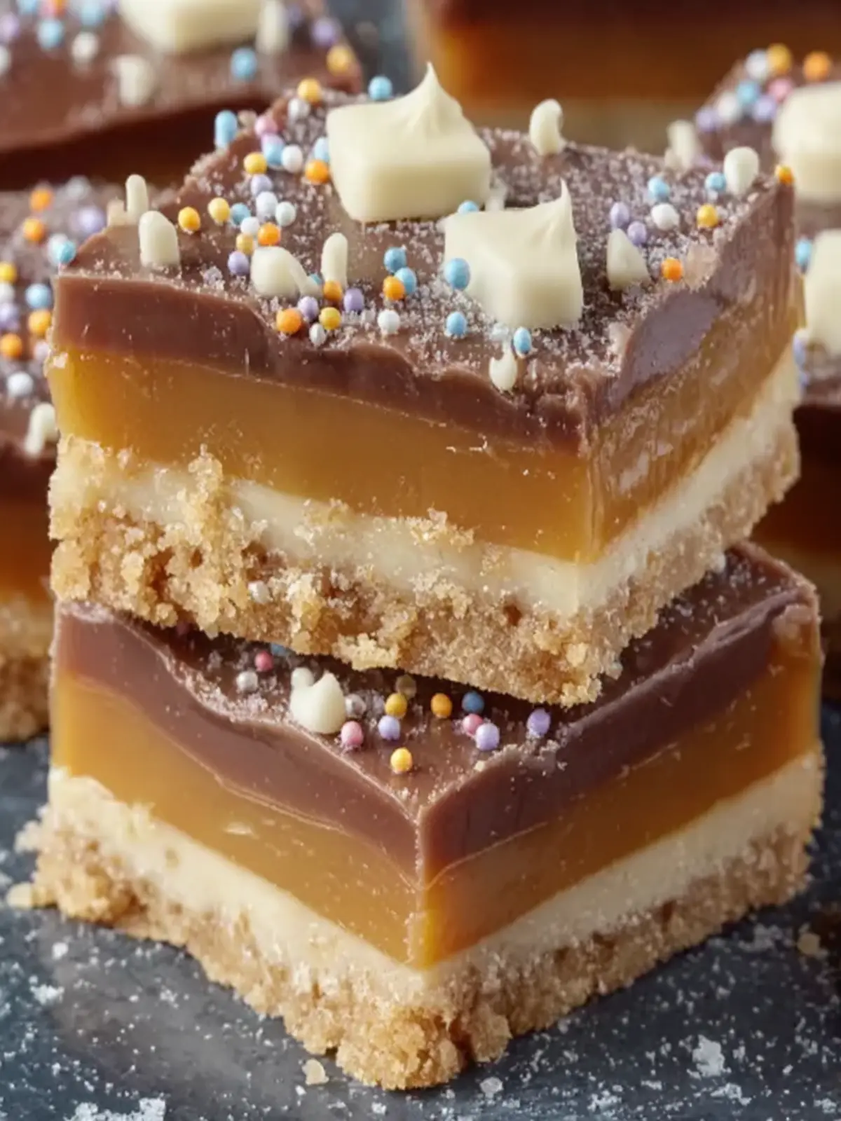 Gingerbread Millionaires Shortbread for Holiday Indulgence First Image