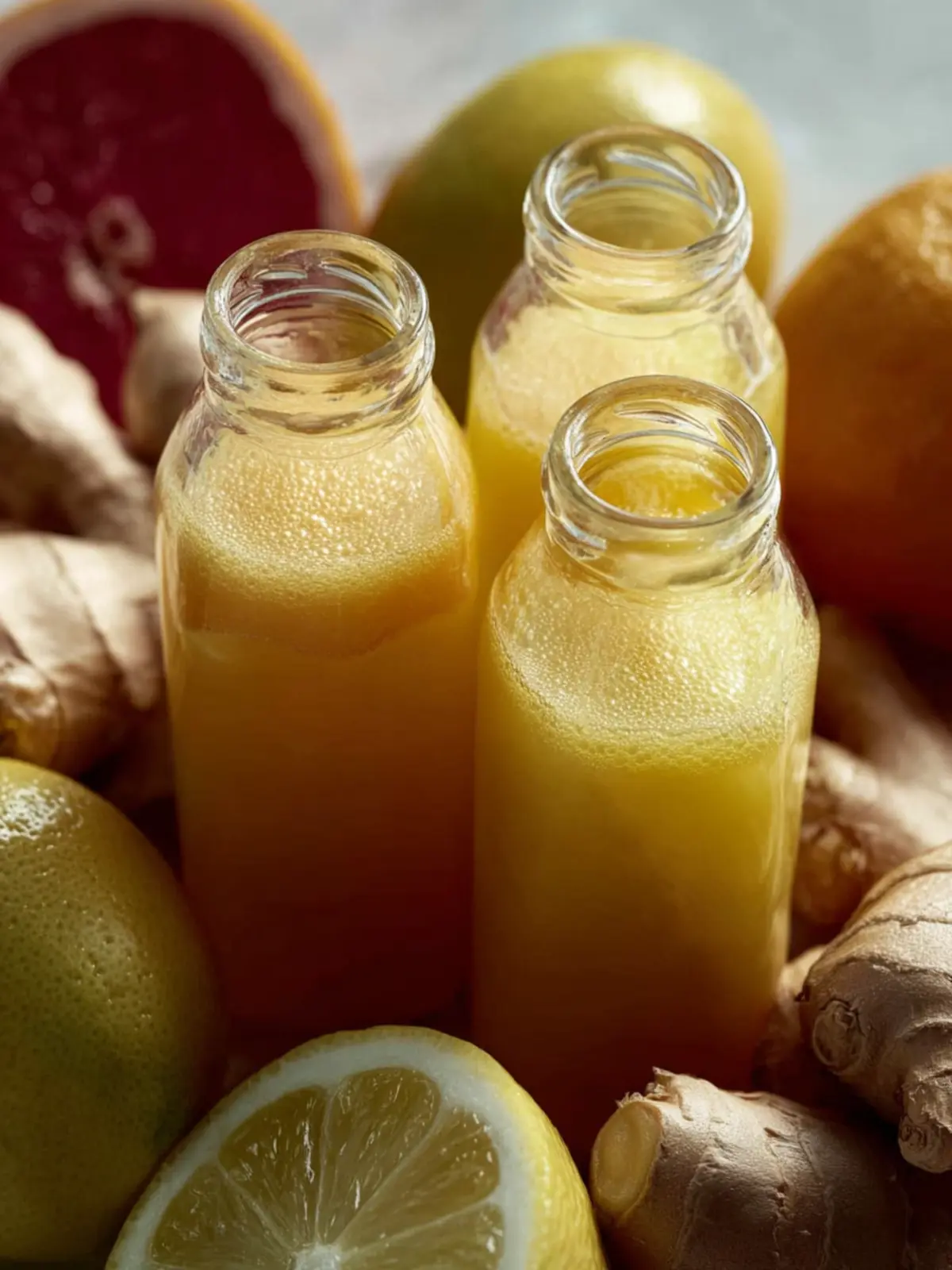 5 Minute Homemade Immunity Shots: Zesty Ginger Citrus Boost