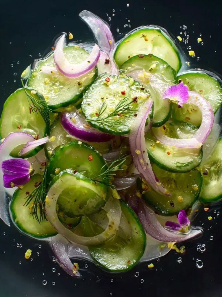 Cucumber Vinegar Salad First Image