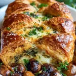 Irresistible Herby Mushroom Croissant Stuffing Recipe First Image