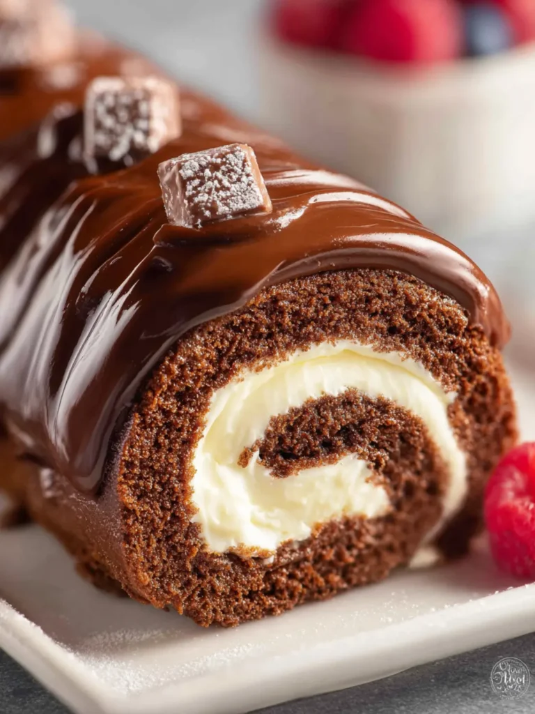 Chocolate Swiss Roll First Image