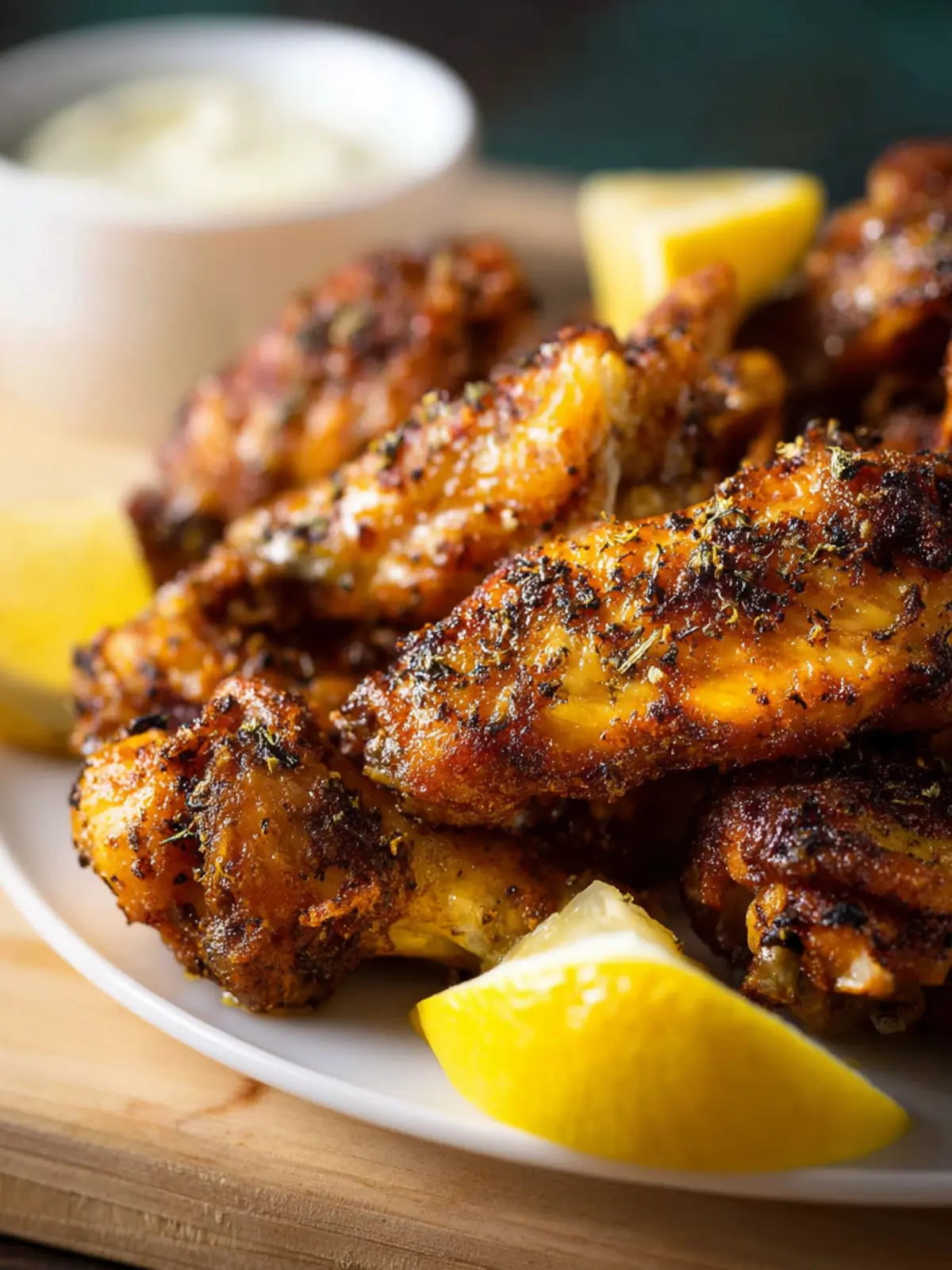 Baked Lemon Pepper Wings Recipe First Image