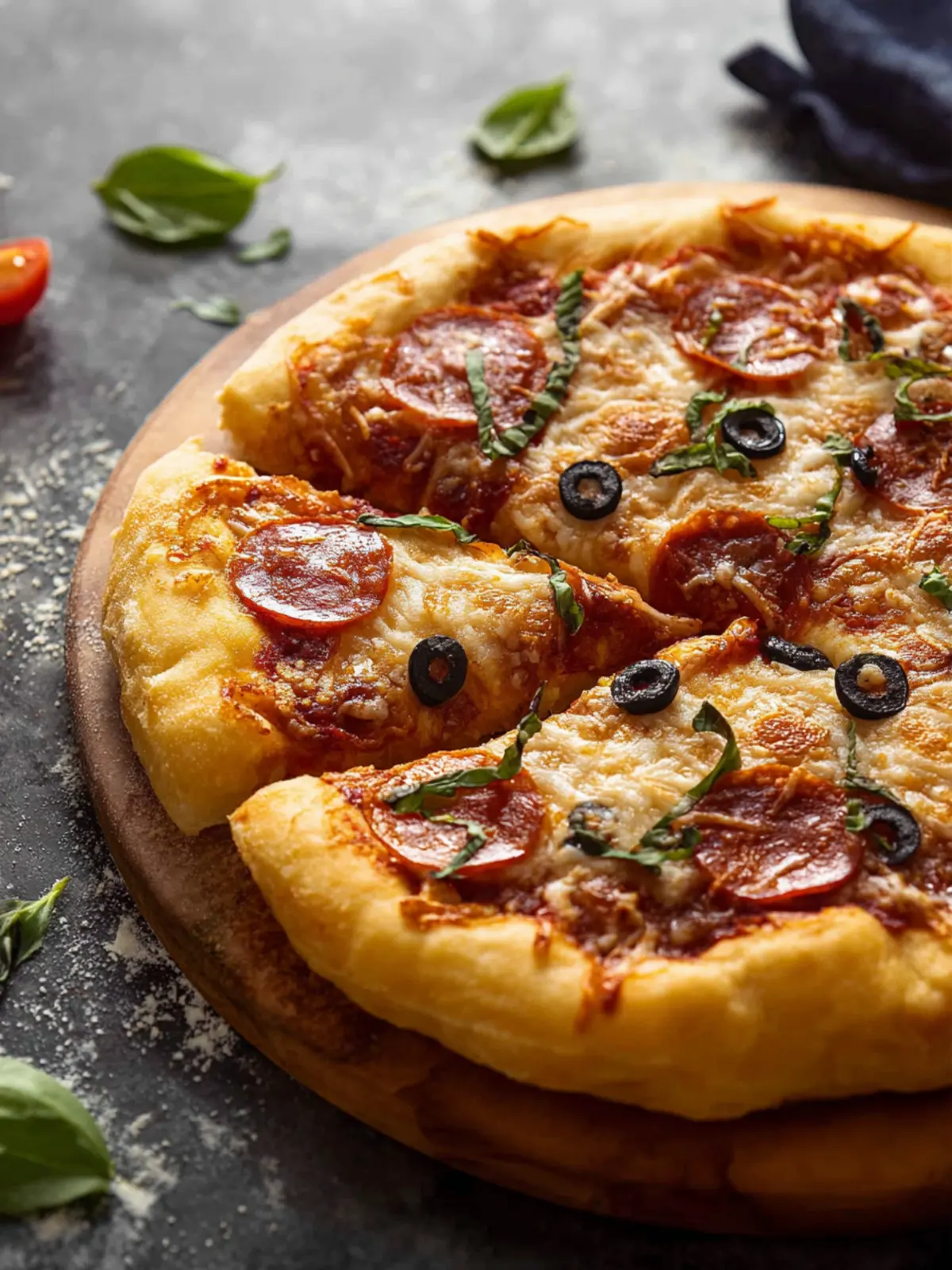 Homemade Gluten Free Pizza Dough First Image