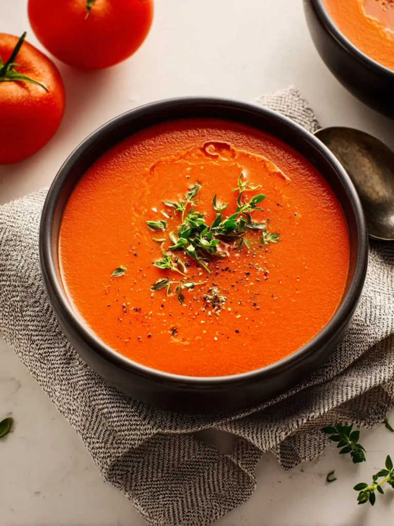 Vitamix Tomato Soup (Vegan & Dairy-Free) First Image