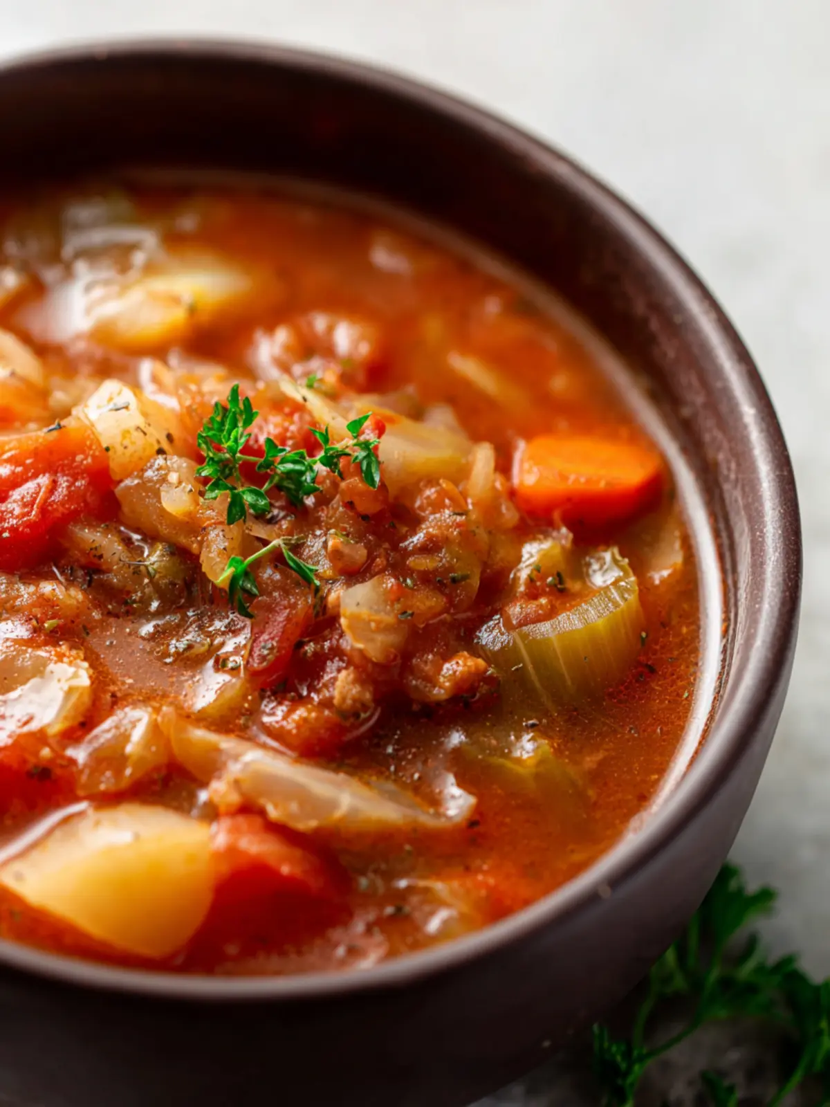 Instant Pot Cabbage Soup First Image