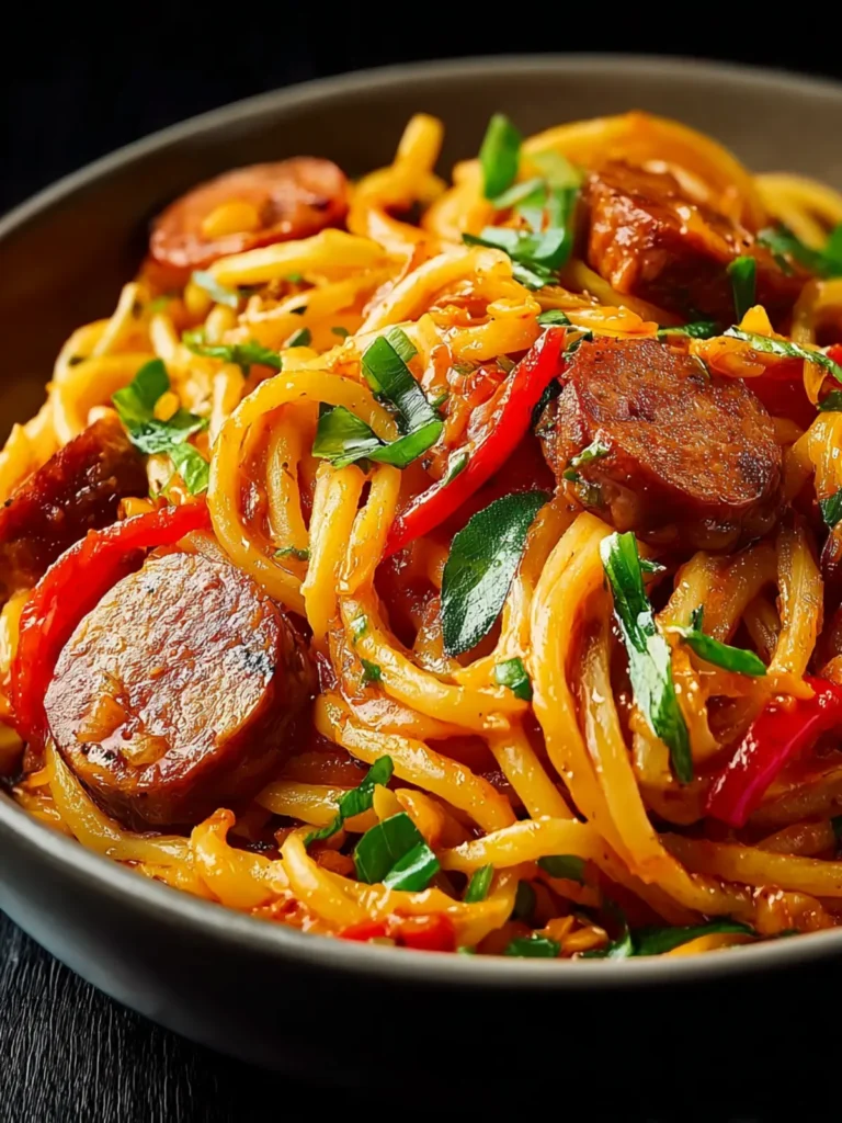 Cajun Sausage Pasta First Image