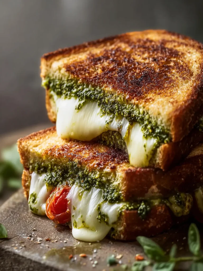 Irresistible Sourdough Pesto Grilled Cheese You’ll Crave First Image
