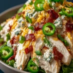 Irresistible Jalapeno Popper Chicken Salad Recipe First Image