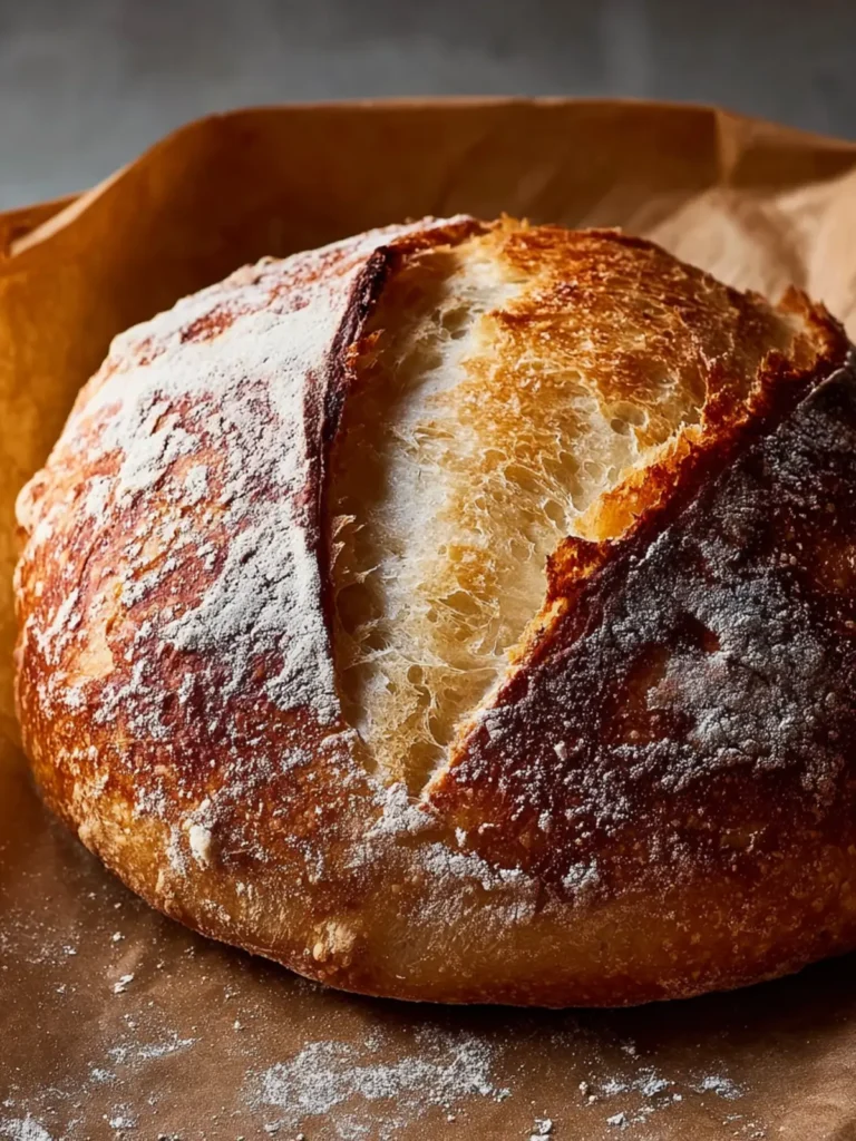 World’s Easiest Yeast Bread Recipe – Artisan, No Knead First Image