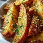 Crispy Baked Garlic Parmesan Potato Wedges Recipe Delight First Image