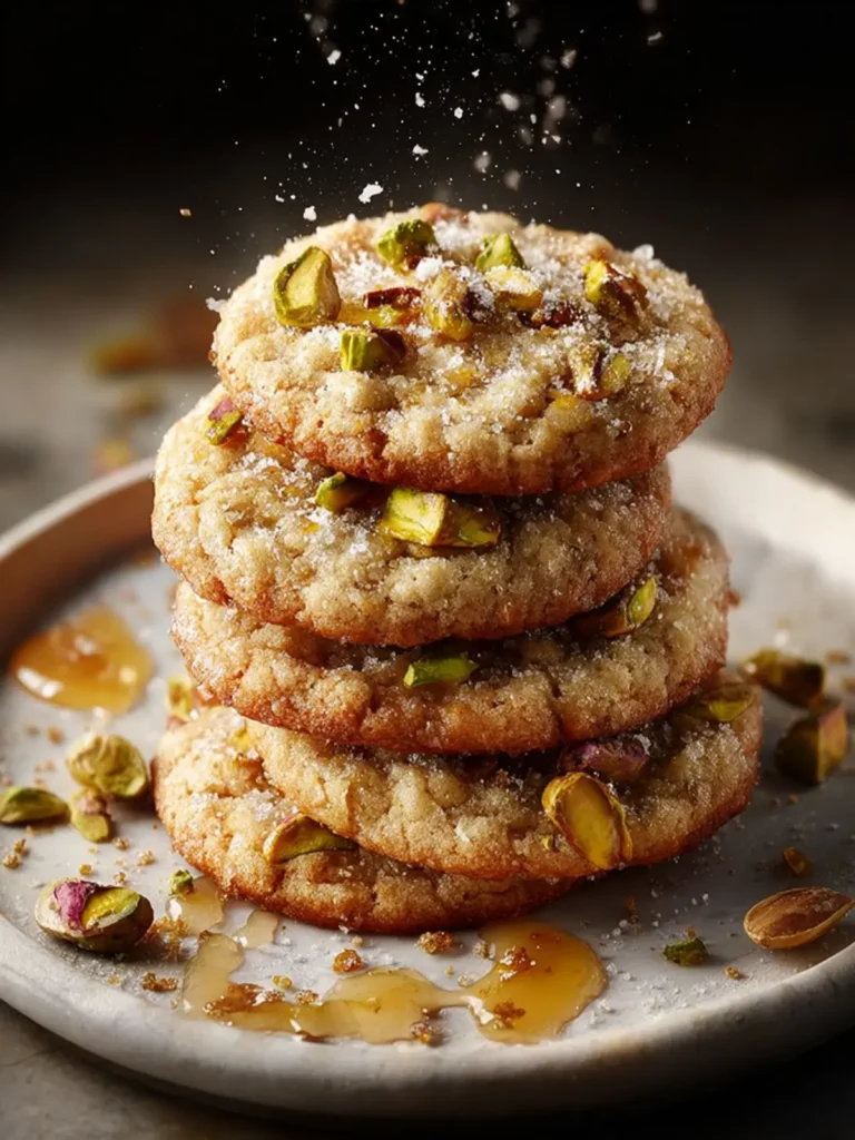 Salted Honey & Pistachio Cookies: A Bakery-Style Cookie You’ll Make Again and Again First Image