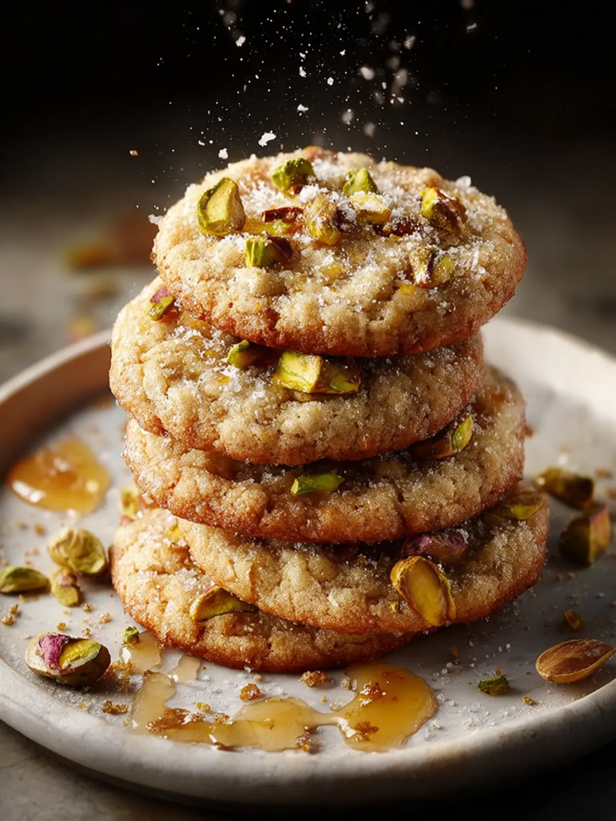 Salted Honey & Pistachio Cookies: A Bakery-Style Cookie You’ll Make Again and Again First Image
