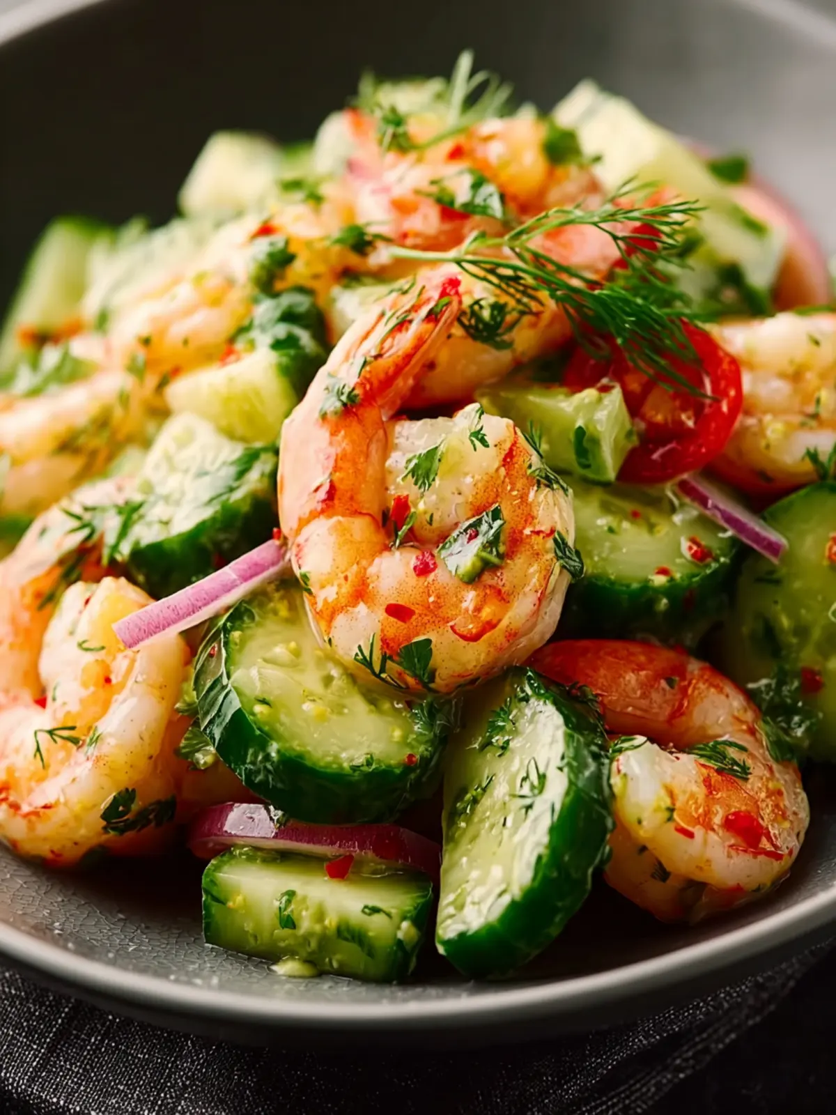Cucumber Shrimp Salad First Image