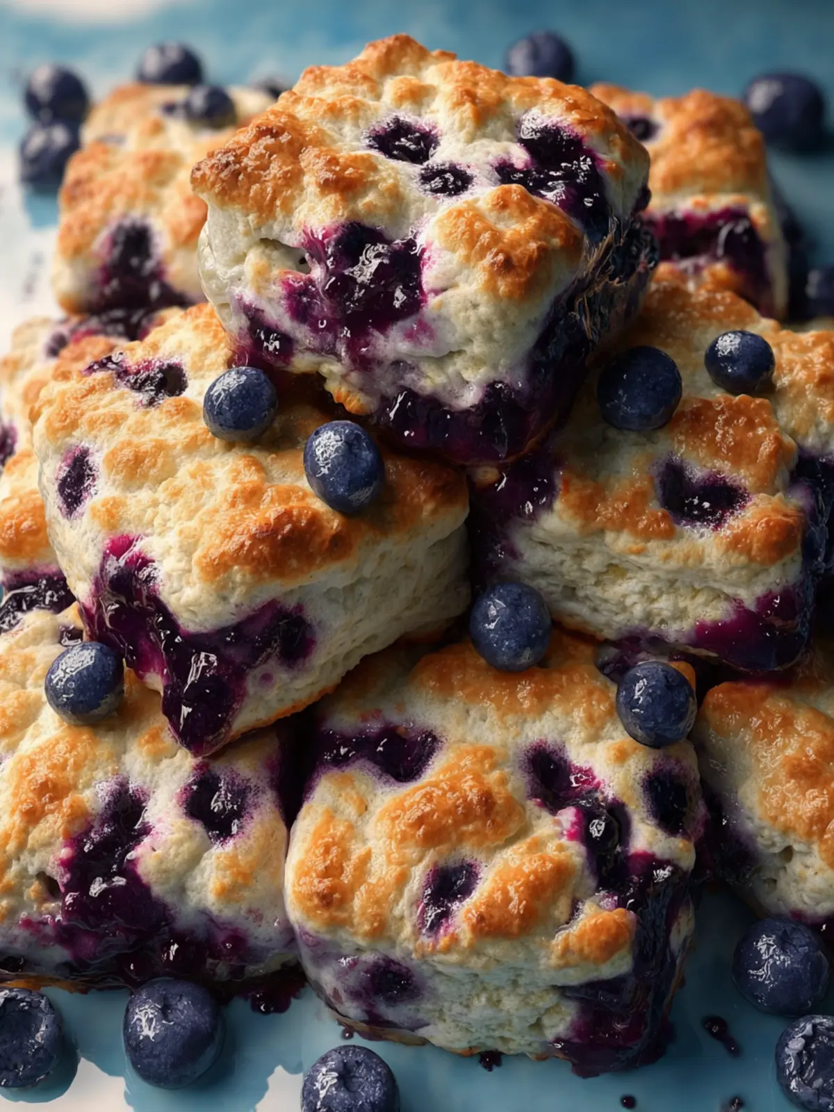 BLUEBERRY BUTTER SWIM BISCUITS First Image