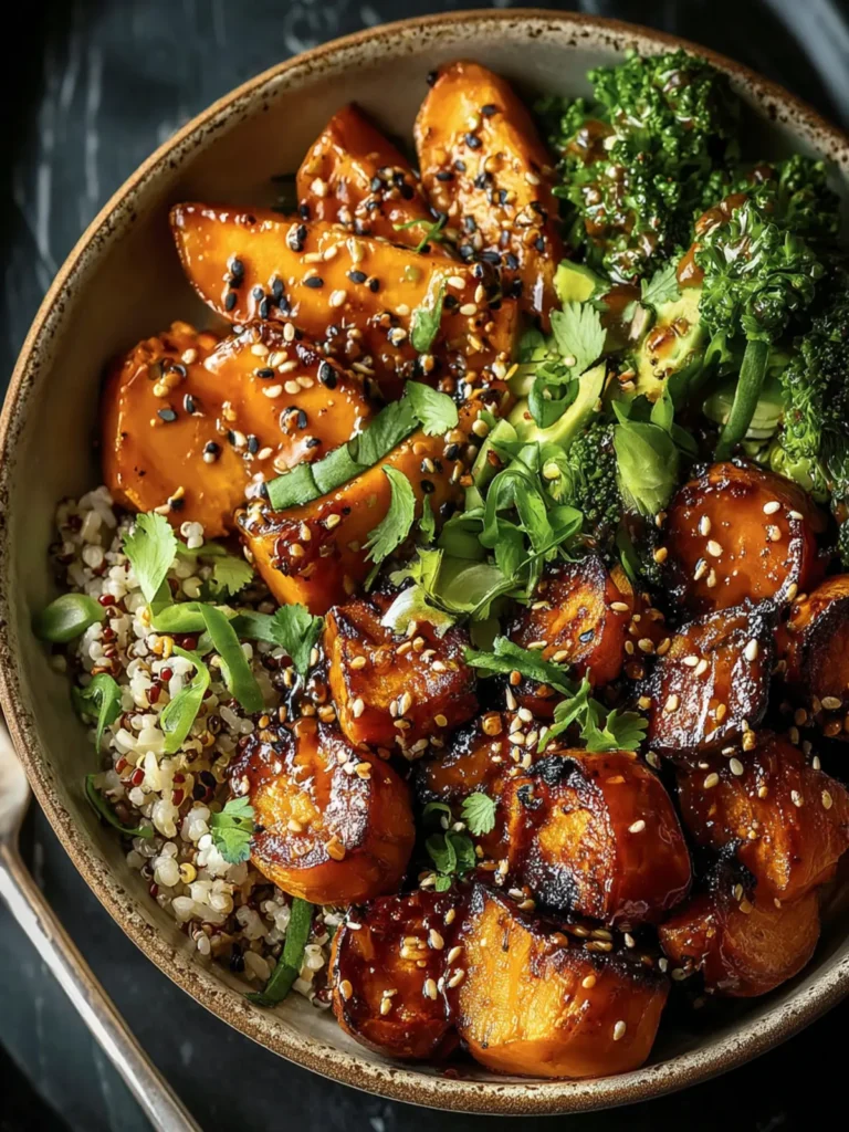 Irresistible Miso Glazed Sweet Potato Bowl Recipe First Image
