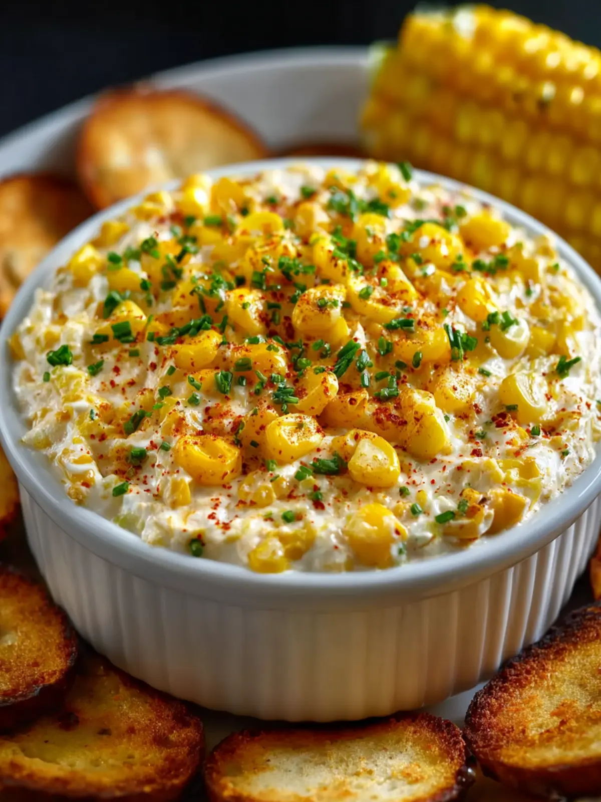 Creamy Corn Dip With Cream Cheese First Image
