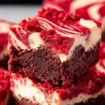Red Velvet Cheesecake Brownies – easy & from scratch! First Image