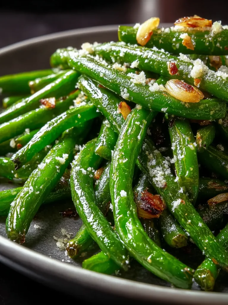Roasted Green Beans With Garlic and Parmesan First Image